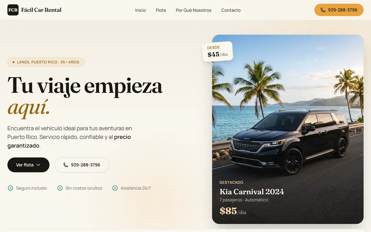 Fácil Car Rental